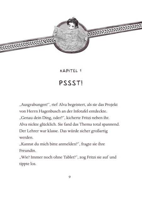 School of Talents 9: Neunte Stunde Schatzfieber! bookflip Inhalt Seite 2