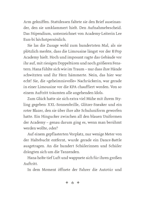 K-POP Academy 1: Tanz der Dämonen bookflip Inhalt Seite 3