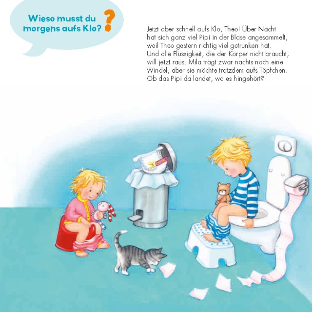 Frag doch mal ... die Maus: Pipi, Pups und Zähneputzen Kinderbuch ab 2 Jahren bookflip 2