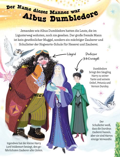 Potter Guides: Professor Dumbledore bookflip Inhalt 1