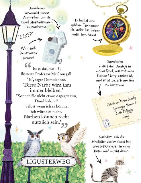 Potter Guides: Professor Dumbledore bookflip Inhalt 2