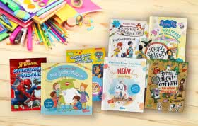 Ausmalbücher, Bastelbücher, Rätselbücher mit Lieblingsfiguren von Kindern