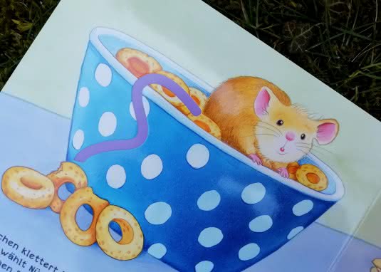 Innenseite Fingerspielbuch Maus