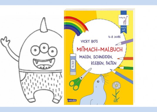 Vicky Bo: Gratis Ausmalbild