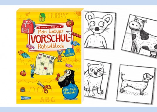 Vorschul-Rätselblock: Gratis Download