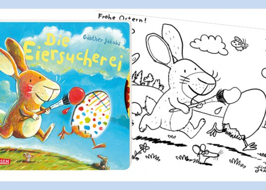 Ausmalbild Ostern von Günther Jakobs