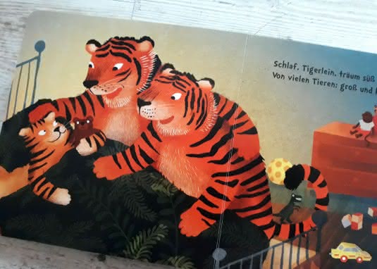 Wenn kleine Tiger schlafen gehen Innenseite Tiger