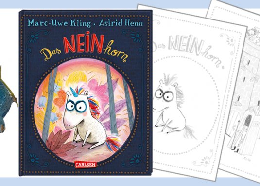 Das Neinhorn Ausmalbilder Gratis Zum Download Leseliebe De