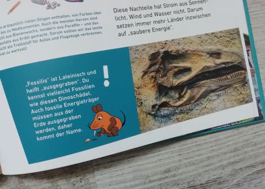 Frag doch mal die Maus Umwelt und Energie Innenseite Fossilien