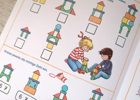 Meine Freundin Conni Rechnen lernen Stickerspaß Innenseite