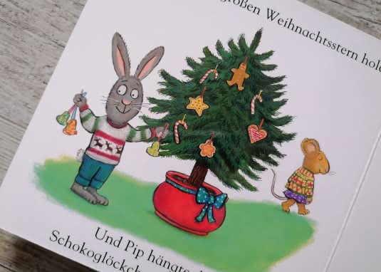 Pip und Posy und der Weihnachtsbaum Innenseite Weihnachtsbaum
