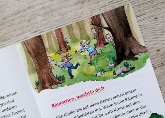 Pixi Wissen Spiele für draußen Innenseite Bäumchen wechsle