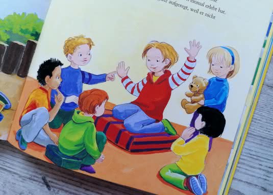 Kindergarten-Geschichten, die Mut machen Innenseite Erzählen