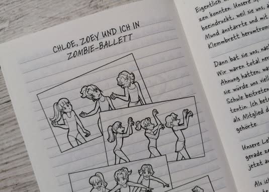 Dork Diaries 1 Innenseite Zombieballett