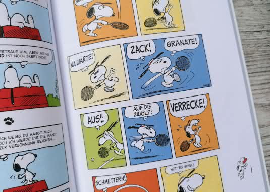 Snoopy - So cool! Innenseite Tennis