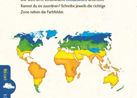 Das große Conni Umweltbuch Innenseite Klimazonen