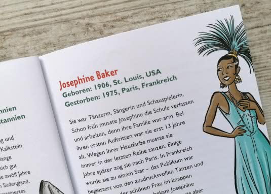 Frauen, die die Welt veränderten Innenseite Josephine Baker
