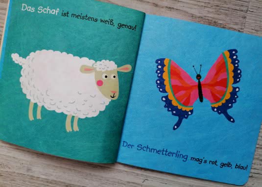 Baby Pixi Mein erstes Tierbuch Innenseite Schaf Schmetterling