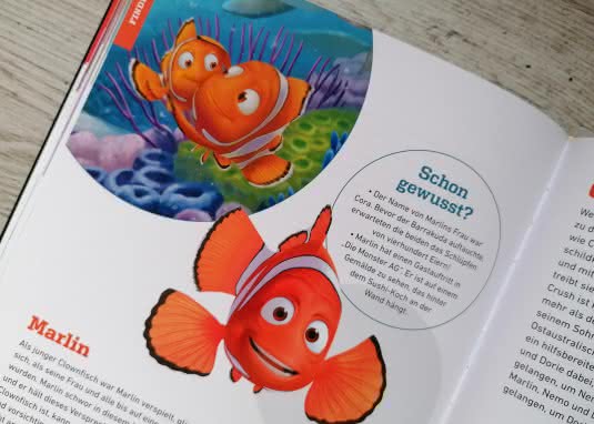 Disney Who's Who Innenseite Findet Nemo