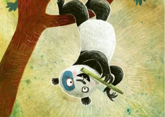 Panda-Pand Innenseite Baumeln