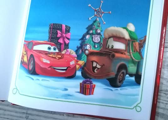 Meine ersten Vorlesegeschichten Weihnachten Innenseite Cars