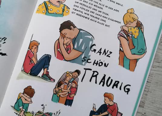 Ganz schön traurig Innenseite Trost