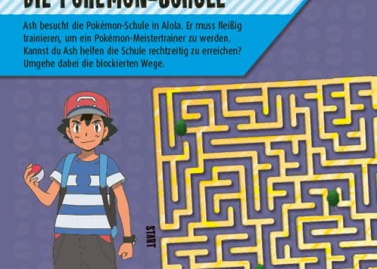 Pokemon Mal- und Spielspaß Innenseite Labyrinth