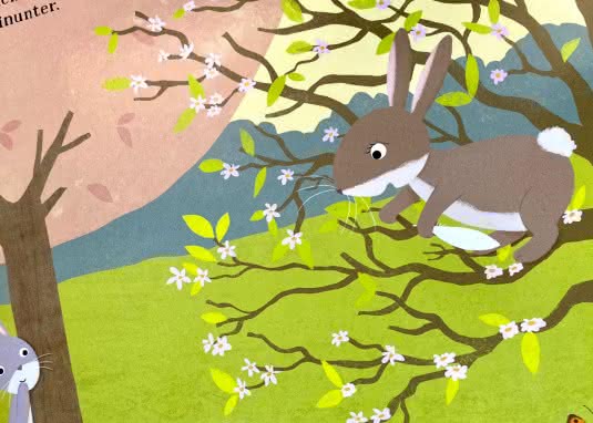 Der Hase entdeckt den Frühling - Innenseite
