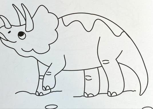 Mein dicker Dinosaurier-Malblock Innenseite