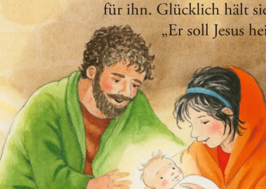 Die Weihnachtsgeschichte Innenseite