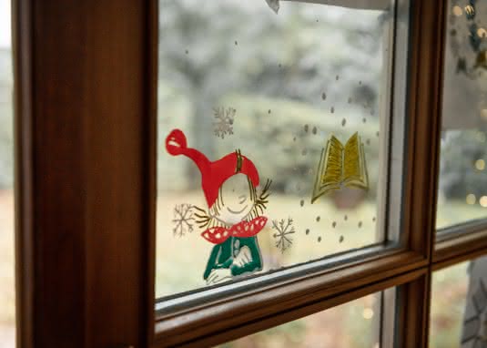  Fensterbilder Weihnachten Kreidestift Anleitung