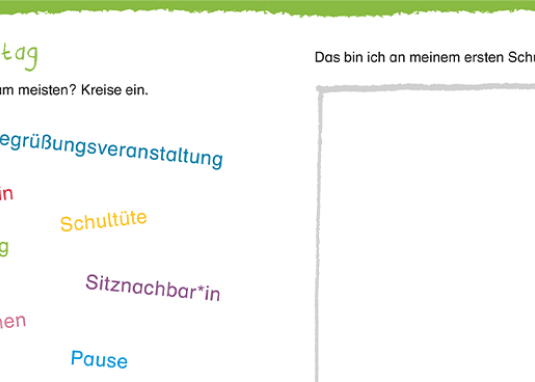 Schlau für die Schule: Hurra! Dein erster Schultag Eintragbuch Kinderbuch ab 5 Jahren Geschenk Einschulung