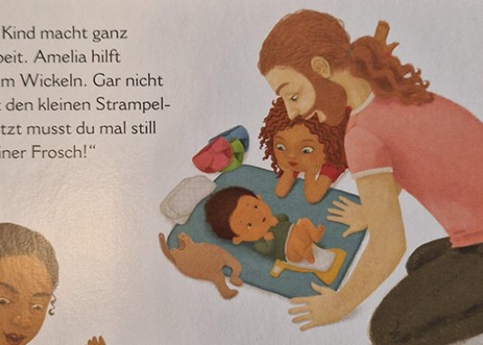 Jetzt ist unser kleines Baby da Pappenbuch ab 2 Jahren