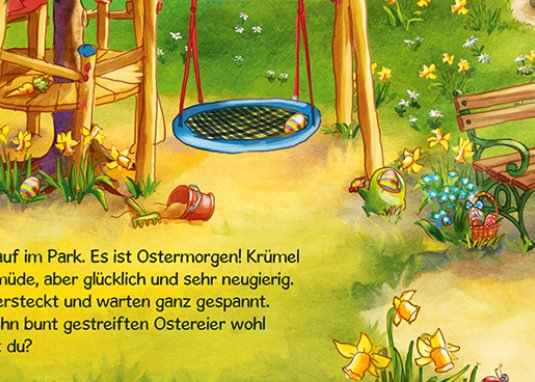 Die Hasenkinder in der Oster-Wimmel-Werkstatt ab 2 Jahren