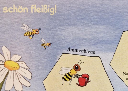 Pass gut auf die kleine Biene auf ab 3 Jahren