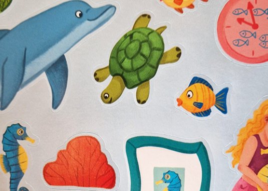Mein buntes Stickerbuch Meerjungfrauen ab 5 Jahren