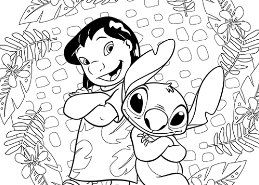 Mandala Malspaß Stitch Disney Malbuch ab 4 Jahren
