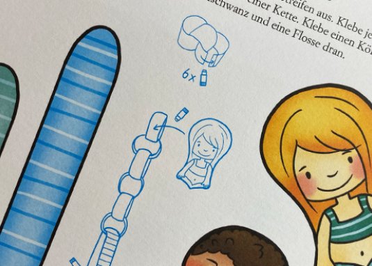 Mein mega Bastelblock Sommer Beschäftigung ab 5 Jahren