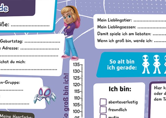 Spidey und seine Superfreunde Mein Kindergarten-Freundebuch ab 4 Jahren