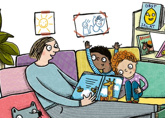 Wie kleine Kinder Bücher lesen Innenseite