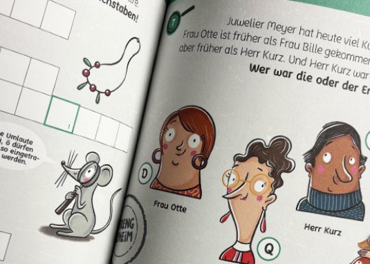 Das dicke Detektiv-Rätselbuch Beschäftigung für Kinder ab 7 Jahren