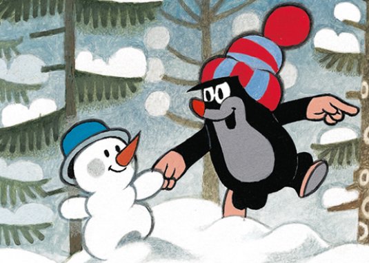 Der kleine Maulwurf und der Schneemann Kinderbuch ab 3 Jahren