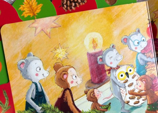Sieben kleine Weihnachtsmäuse Kinderbuch ab 2 Jahren
