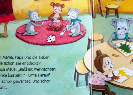 Sieben kleine Weihnachtsmäuse Kinderbuch ab 2 Jahren