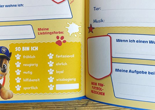 Paw Patrol: Mein Freundebuch Beschäftigungsbuch ab 3 Jahre