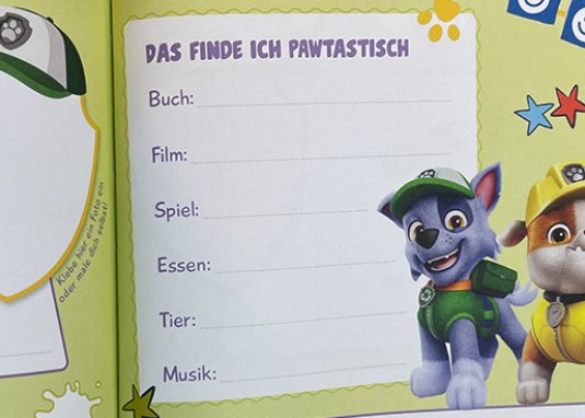 Paw Patrol: Mein Freundebuch Beschäftigungsbuch ab 3 Jahre