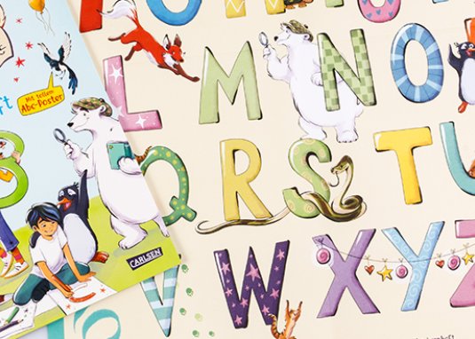 Die Schule der magischen Tier: Das große ABC-Lernheft Beschäftigungsbuch ab 5 Jahren Banner 1