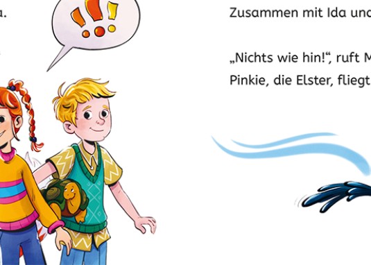 Die Schule der magischen Tiere ermittelt Neuausgabe 8: Die Erdbeer-Spur Kinderbuch ab 6 Jahren Banner 2