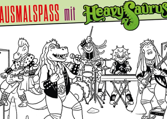 HeavySaurus Countdown Mitmachbuch ab 5 Jahren Banner 2