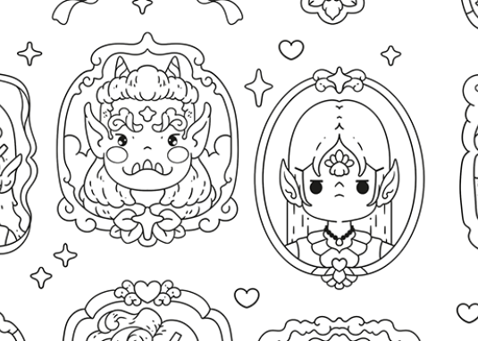 Das inoffizielle Malbuch für Fans von K-POP DEMON HUNTERS Beschäftigungsbuch ab 8 Jahren Banner 1